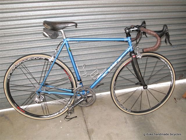 g duke handmade bicycles A Traditional Frame with Curly Lugwork