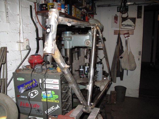 Finally complete, Jeremy's touring frame