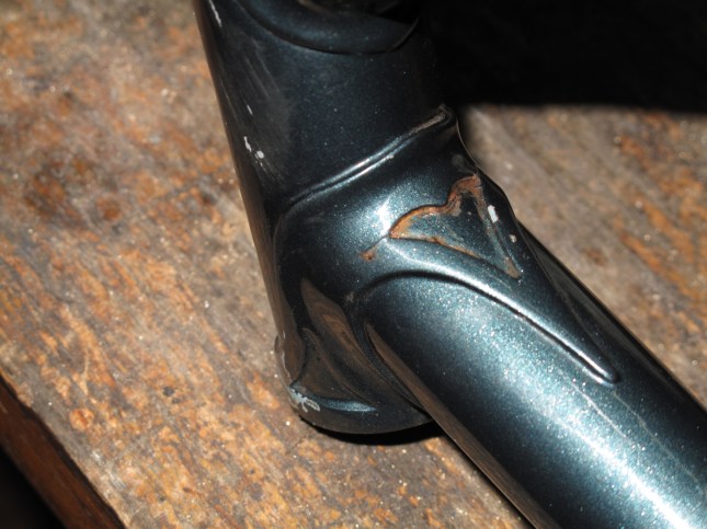 Michalo tourer downtube crack