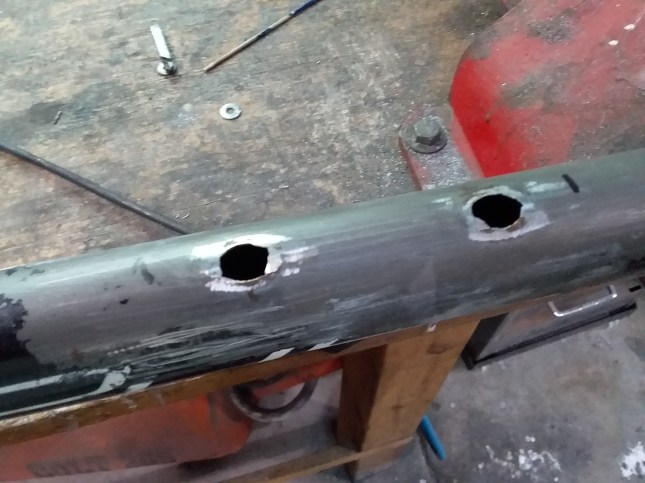 Broken bottle bosses